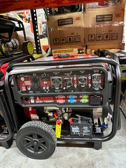 A-iPower GXS11300RT Portable Generator tri fuel