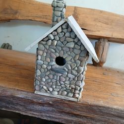 Real Stone Bird Houses
