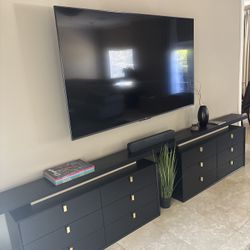 75 Inch Tv With Two Stands Brand New 