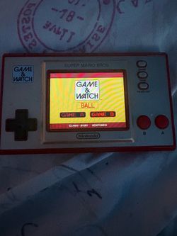 Super Mario bros game and watch