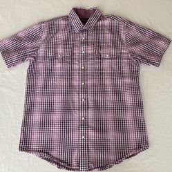 Panhandle Western Shirt Pearl Snap Large