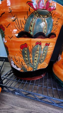 “13 Large Desert Design Talavera Planter