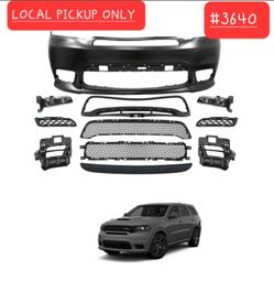 ➿️ Front Bumper Cover Kit Fits 2016-2020 Dodge Durango SRT #3640