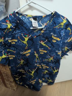 Peter Pan scrub top