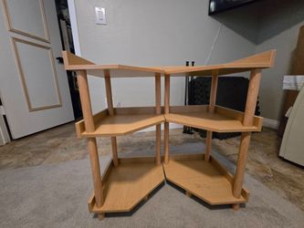 Pair of tiered storage unit