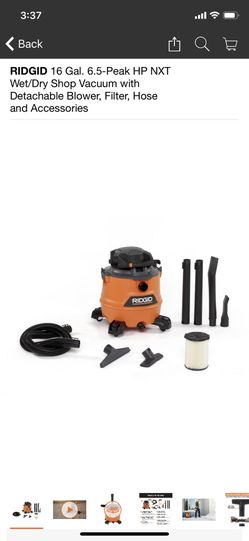 New Ridgid vac $79.99
