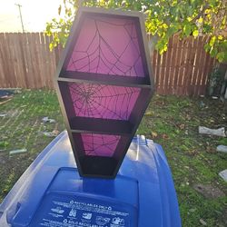 Halloween Coffin Decor