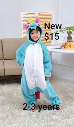 Nuevo pijama de unicornio para niña $15