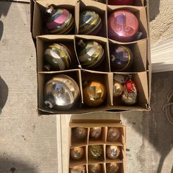 Vintage Christmas ornaments