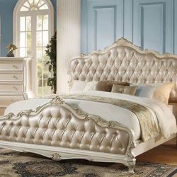 Brand New Pearl White Bed