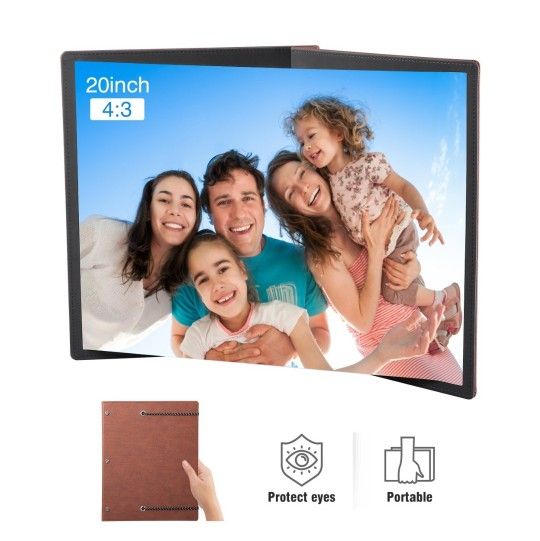 20 inch Mini Portable Projector Screen HD, Movie Screening, Meeting, Presentation