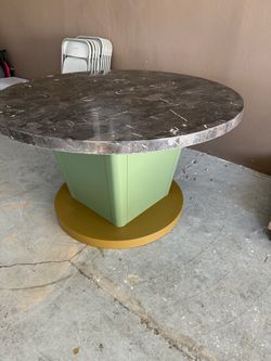 Granite-Top Round Table – $600 OBO