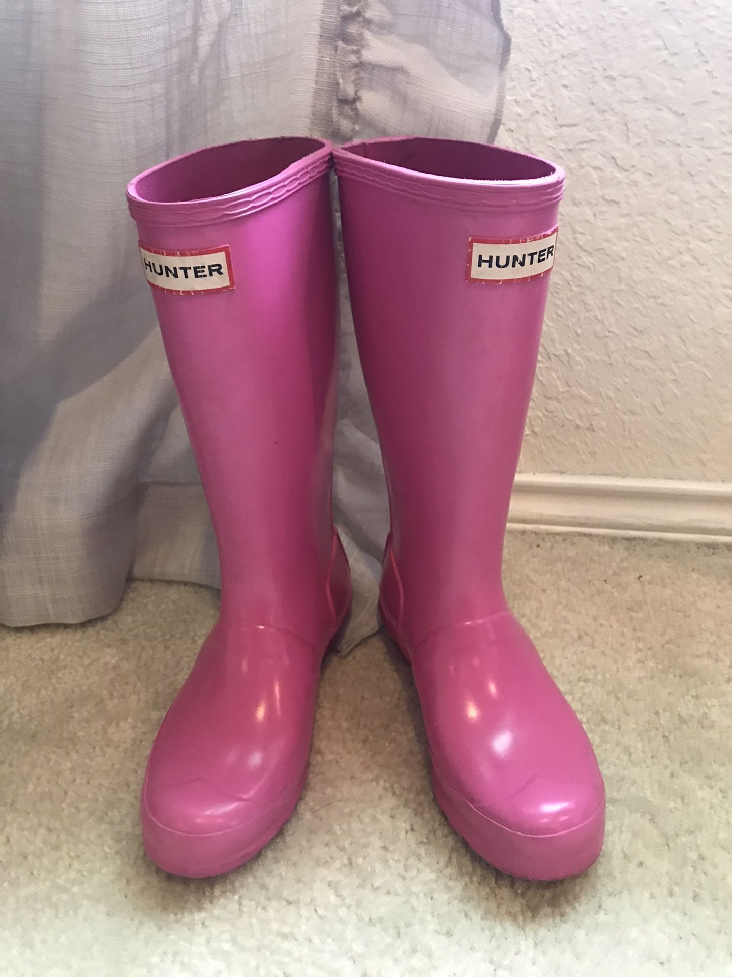 Pink Hunter Rain Boots