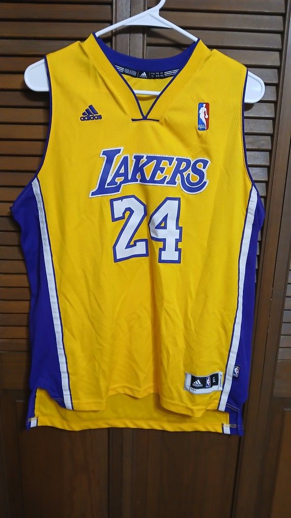Kobe Bryant #24 Size XL X-Large Los Angeles Lakers NBA Basketball Adidas Jersey