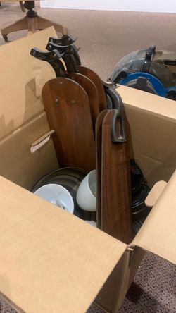Ceiling fan with all parts