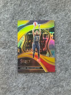 2024 Panini Select Basketball - Angel McCoughty - #’d 10/10 Court side Prizm Card No 214 - Mint