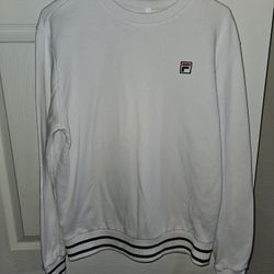 FILA White Sweatsirt Womans L