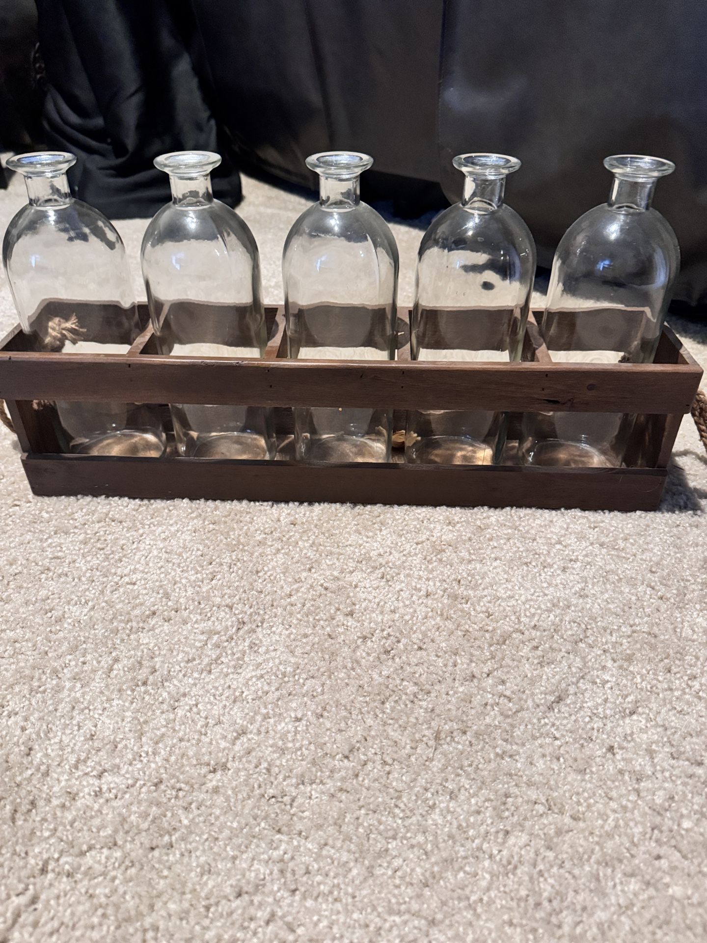 Five Glass Vases Or Milk Jugs?
