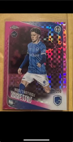 Topps Chrome Konstantinos Karetsas RC Pink Refractor /250