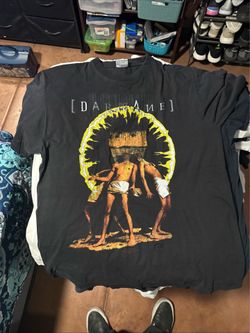 Vintage 2003 DARKANE "Fatal Impact" Rare Org Sweden Death Metal Shirt XL