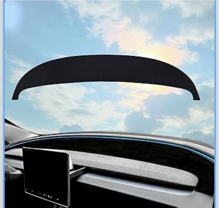 Dashboard Cover Mat, New for Tesla Model Y Juniper/Model 3 Highland
Suede Surface Dash Mat