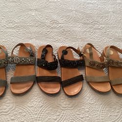 Lot Of 3 Womens Sandals New Size 9