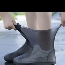1 Pairs  Reusable Waterproof Latex Rain Boot Covers