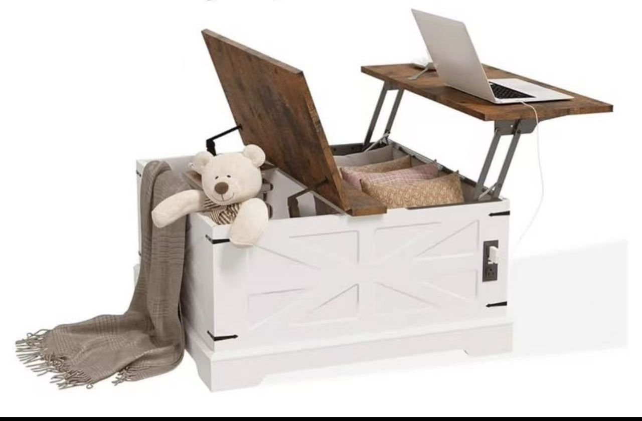 New Coffee Table With Charge Station( Small Scratches