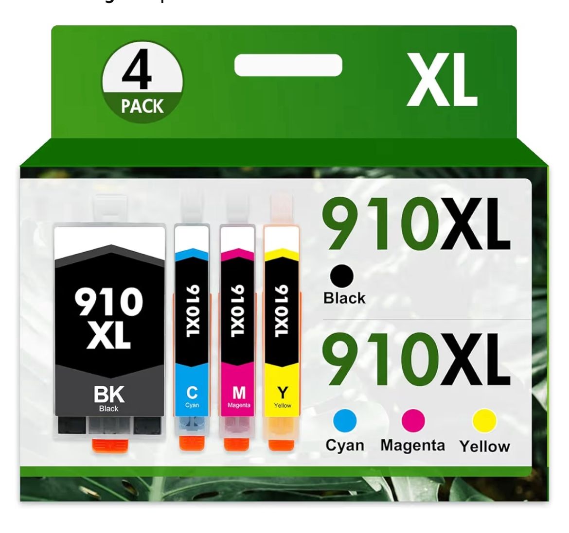 Brand: inkalfa 910XL 910 Ink Cartridges Combo Pack: Compatible for HP 910 XL 910XL Black and Color 910XL/910 Multipack for OfficeJet Pro 8020 8010 801