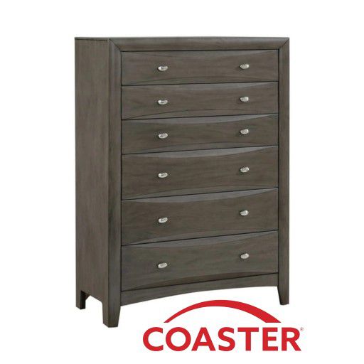 Coaster Company Phoenix 6-drawer Chest Coco Grey