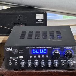 Klipsch Speakers With Pyle Receiver  Nice Grear Price