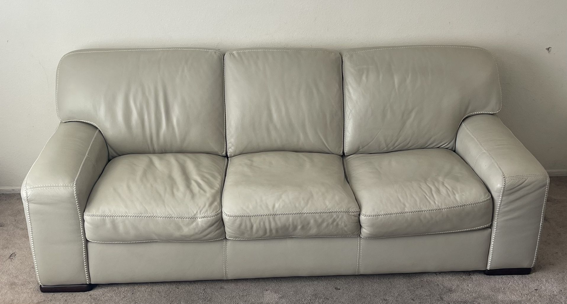 Leather couch