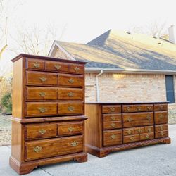 Wooden Dresser & Chest Of Drawers 