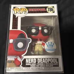 New Deadpool Funko pop exclusive never open, comes with the case itself to celebrating three years of Deadpool