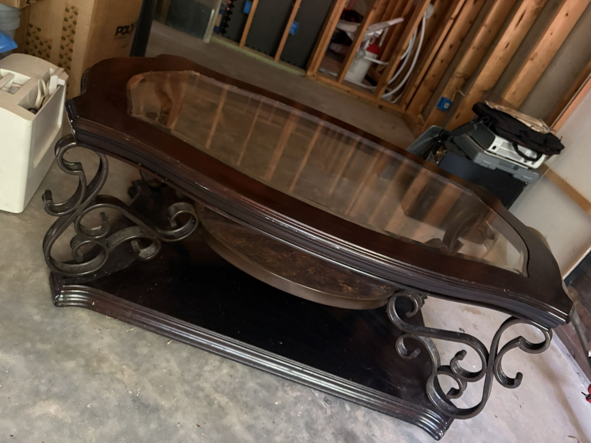 Glass Top Coffee Table