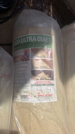 eco ultra quiet premium acoustical underlayment