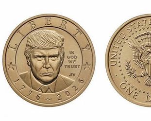 2026 Donald J Trump $1 Coin America 250 Semiquincentennial Philadelphia