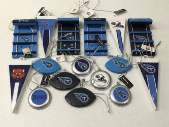 16 Tennessee Titans Christmas Ornaments