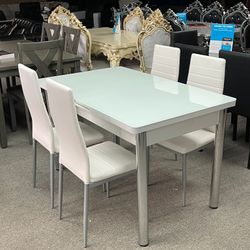 Dining Table With 4 Chairs Delivery Available 