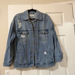Ripped Denim Jacket