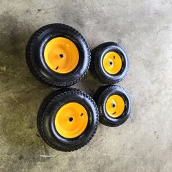 Set Of 4 RIDING MOWER Tires Front And Rear