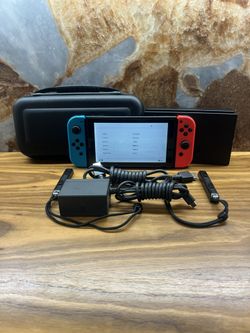 Nintendo Switch HAC-001 (-01) Console with Red & Blue Joy‑Cons,Nintendo,Nintendo Switch,Nintendo Switch Console,