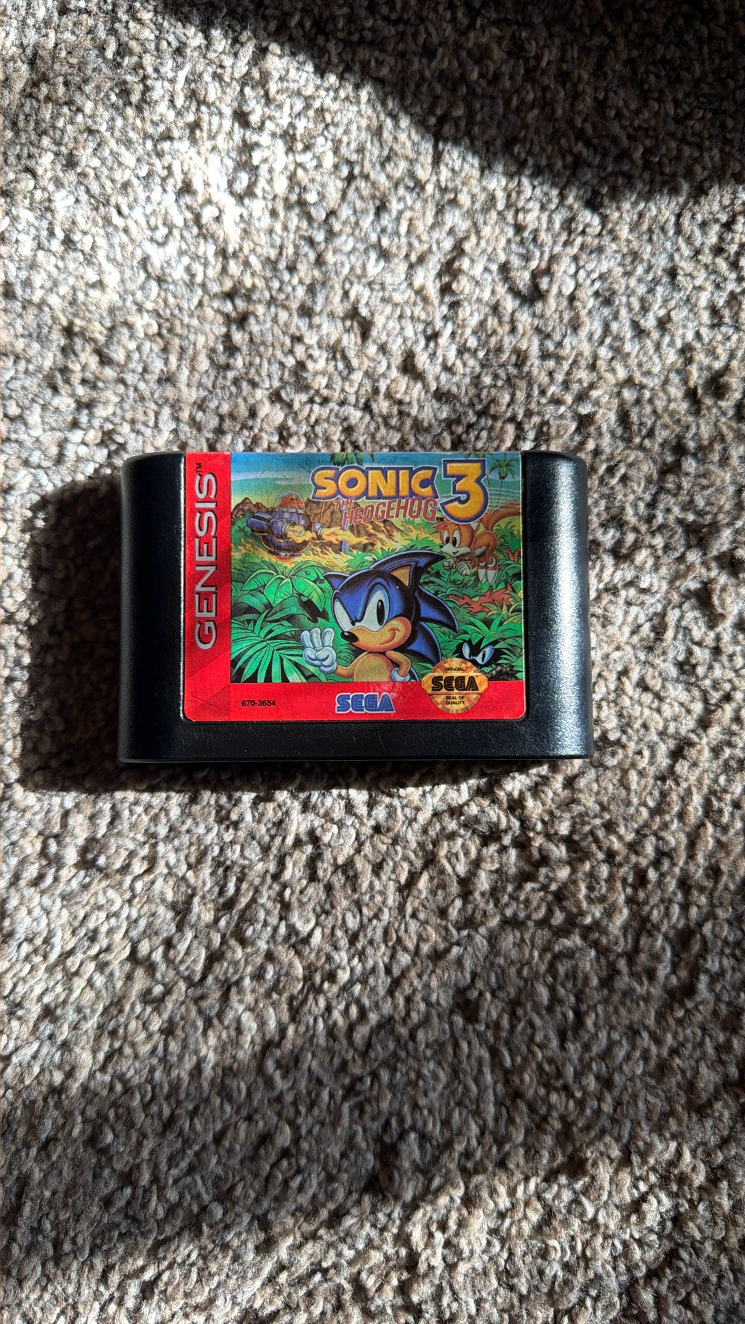 Sonic The Hedgehog 3 (Sega Genesis)