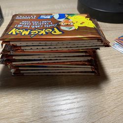 1999 Topps Pokemon Factory Sealed Pack TV Edition Unopened Pack 