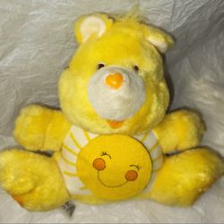 Care Bear Funshine Plush Bank 1984