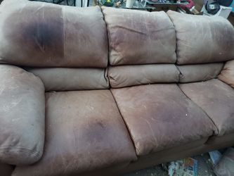 Leather couch