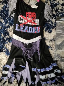 Zombie Fearleader Costume Size Youth Medium 8/10...must Pick Up In LACEY