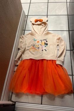 Disney Minnie Mouse Halloween Hoodie Tutu Dress