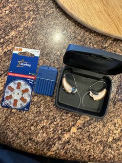 Starkey RIC 312 Hearing Aids Complete Kit