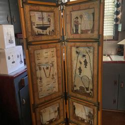 Room Divider Shadow box Diorama Fishing Nautical 